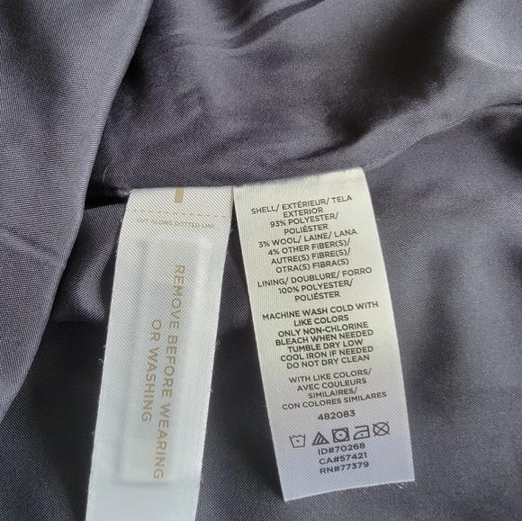 Ann Taylor shimmer tweed skirt A-line, size 0 - Picture 8 of 12